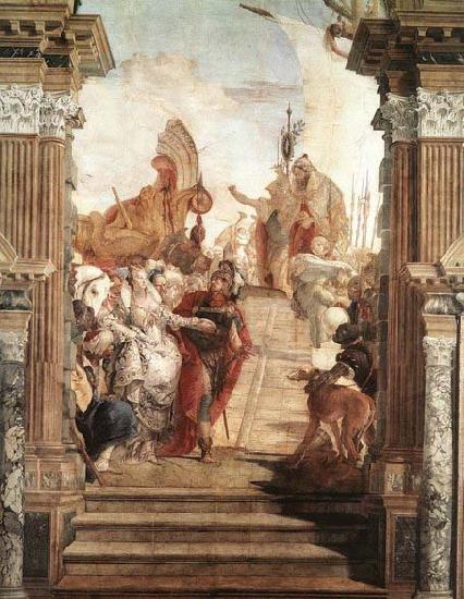 TIEPOLO, Giovanni Domenico The Meeting of Anthony and Cleopatra china oil painting image